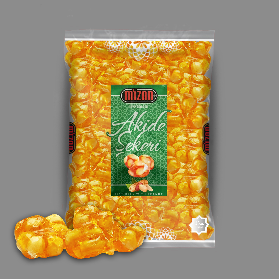 400 GR FISTIKLI AKİDE ŞEKERİ