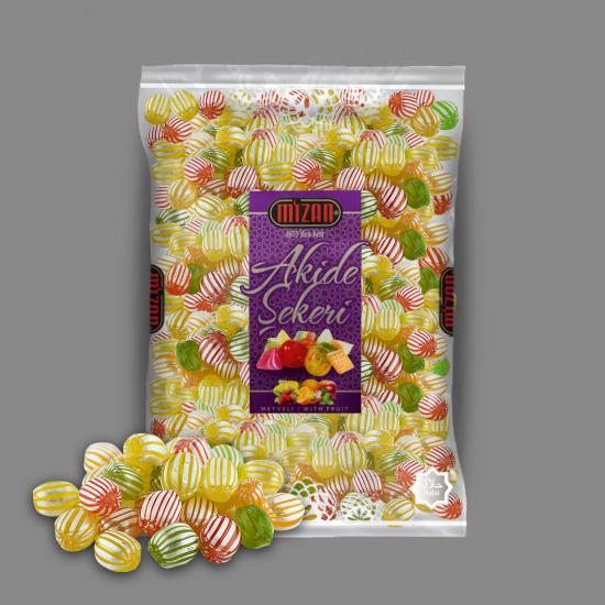 400 GR MİNİ ÇİZGİLİ BONBON AKİDE ŞEKERİ